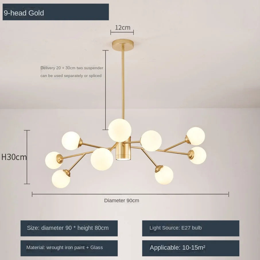 Nordic Tree Branch LED Chandelier
