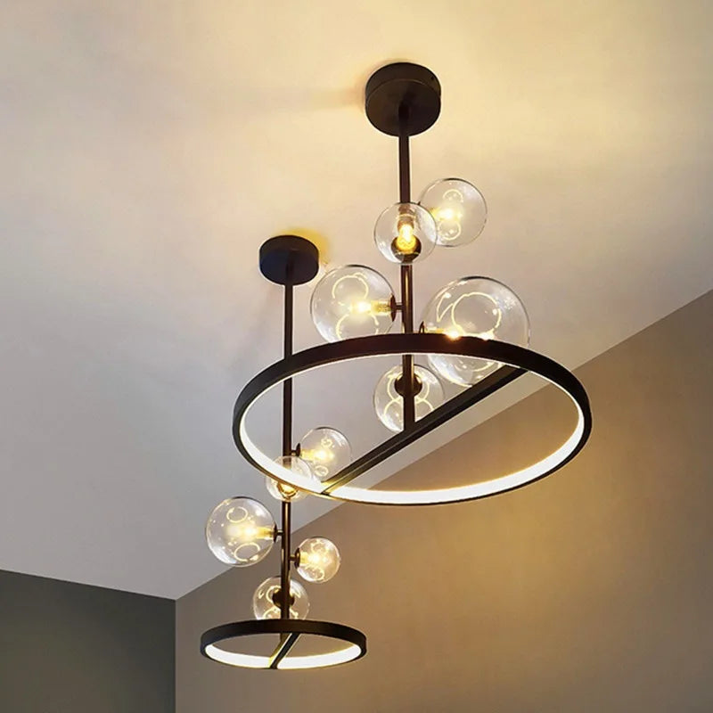 Nordic Style Ring Ceiling Chandelier