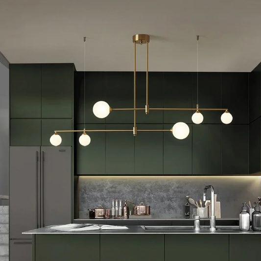 Gold LED Chandelier Pendant Lamp