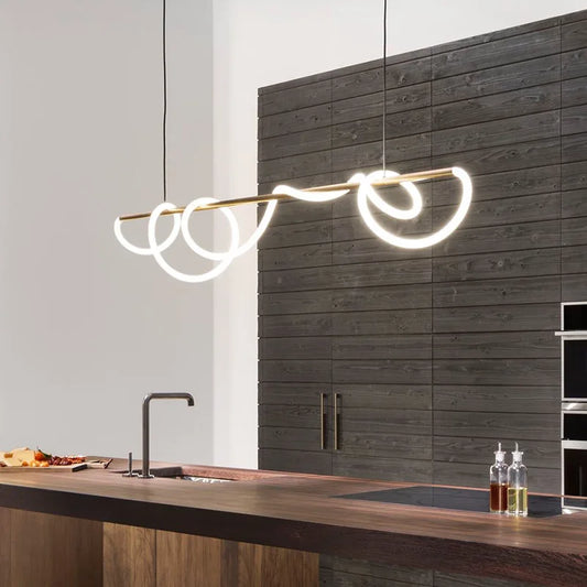Hose LED Dimmable Ceiling Chandelier