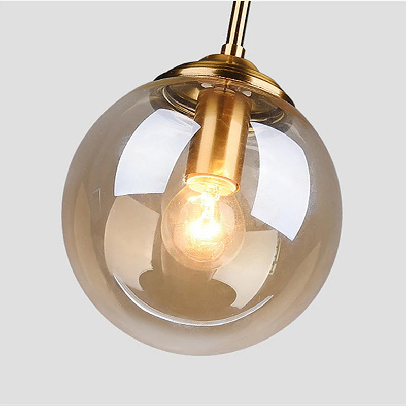 Modern Luxury Glass LED Ceiling Pendant Light