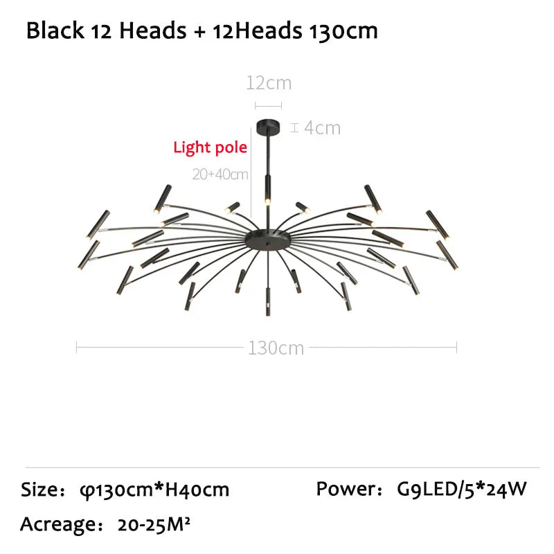 Modern LED Nordic Ceiling Chandelier
