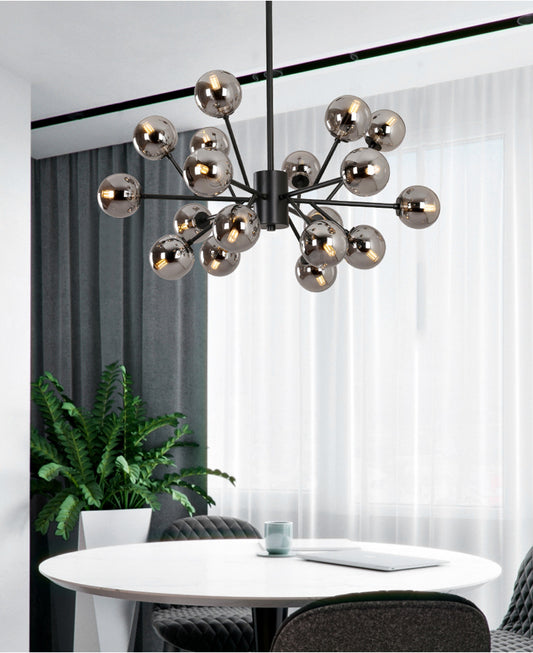 Glass Ball Chandelier