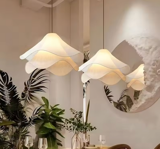 Modern Fabric Flower Shade