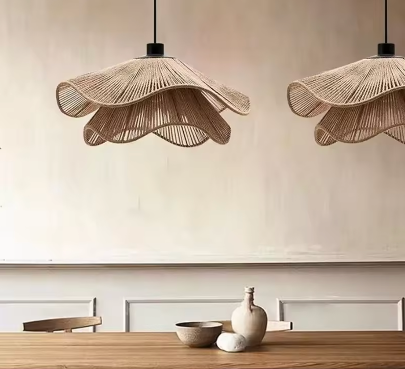 Modern Fabric Flower Shade