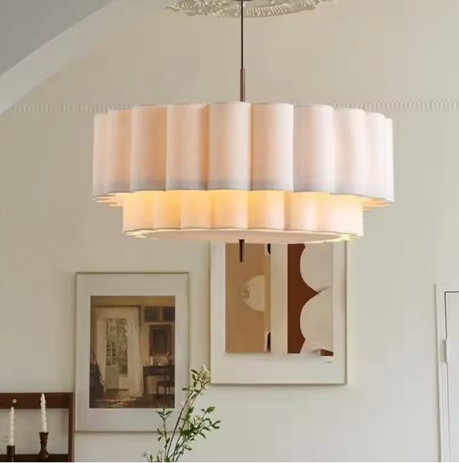 Modern Fluted Tiered Celing light