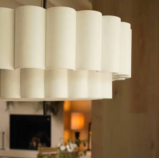 Modern Fluted Tiered Celing light