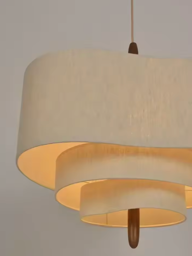 Wavy Fabric Ceiling light