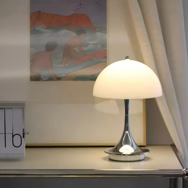 Mushroom Cordless Portable Table Lamp
