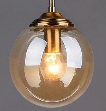 Modern Luxury Glass LED Ceiling Pendant Light