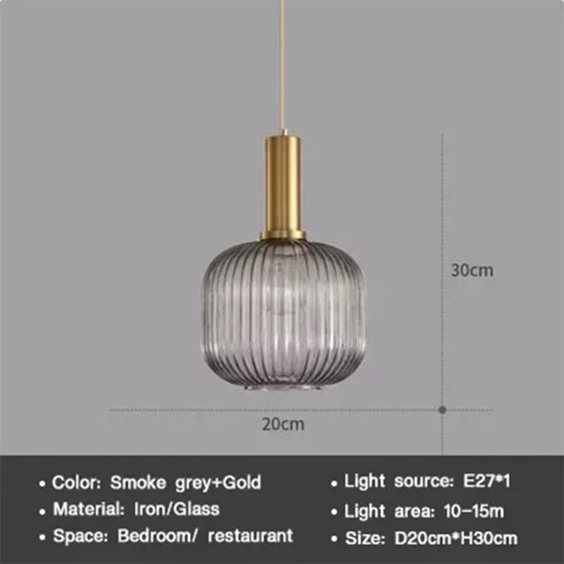 Nordic Glass Pendant Light