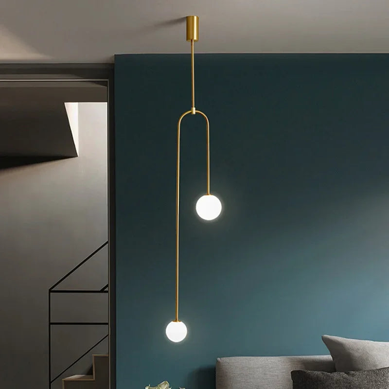 Modern Glass Ball Pendant Light