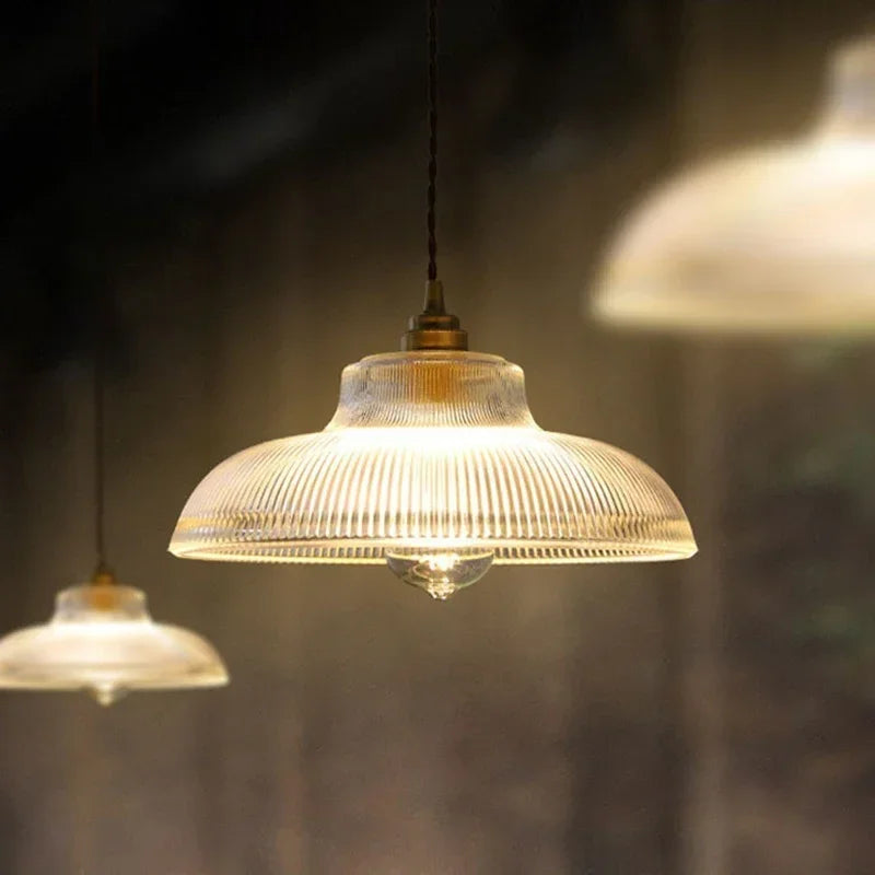 Retro Glass Pendant Celing Light