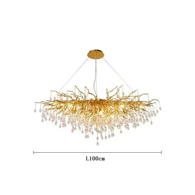 Luxury Crystal LED Ceiling Chandelier