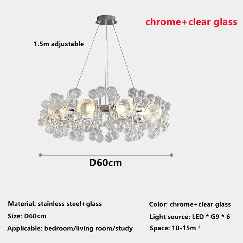 Glass Bubble Chandelier