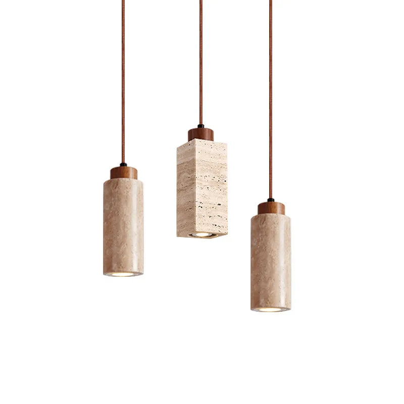 Marble Travertine Pendant Light