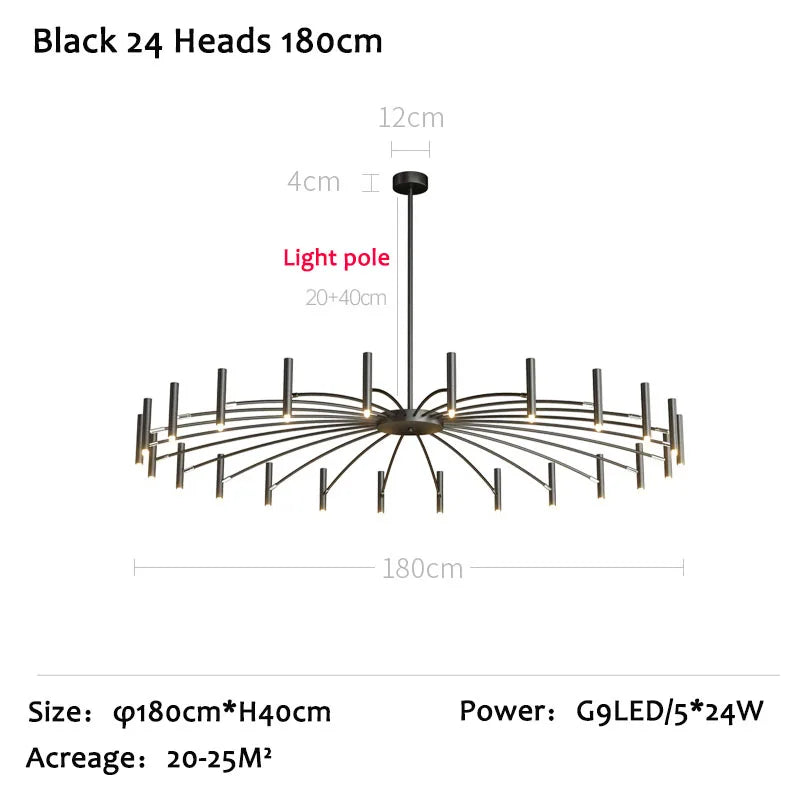 Modern LED Nordic Ceiling Chandelier