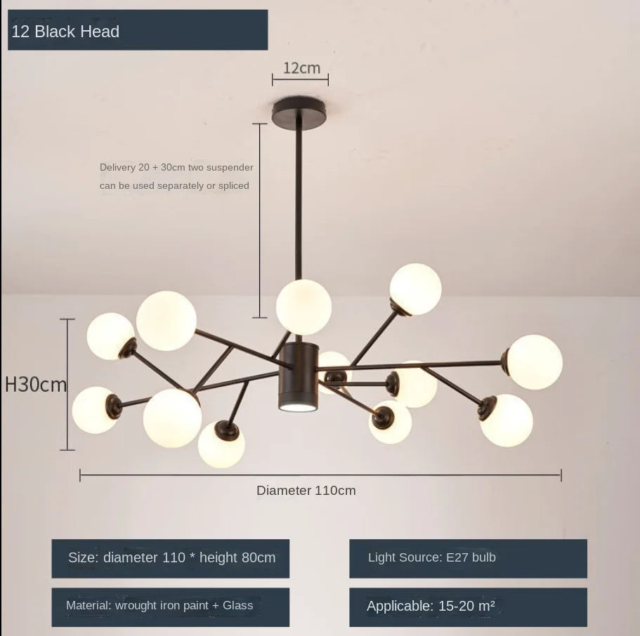 Nordic Tree Branch LED Chandelier
