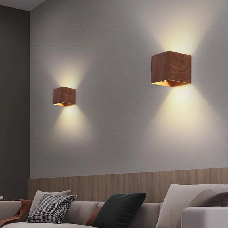 Nordic Woodencolor LED Wall Light