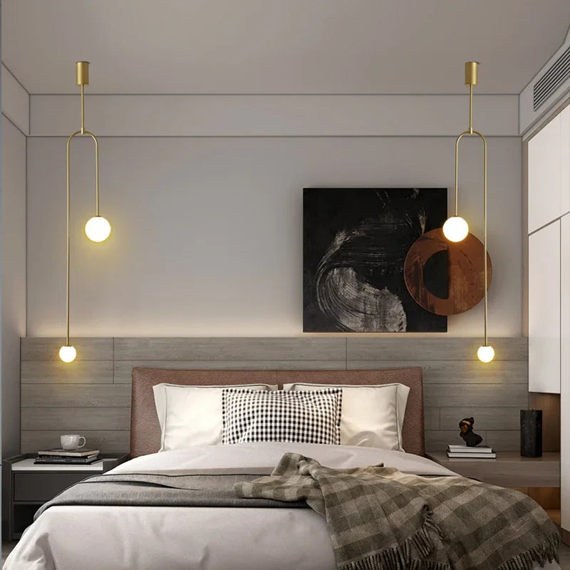 Modern Glass Ball Pendant Light