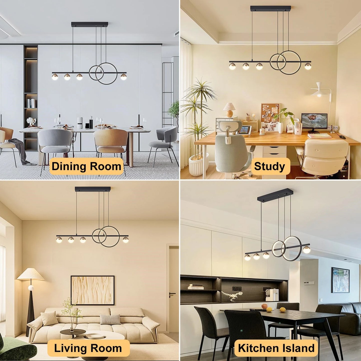 Modern Simple LED Ceiling Chandelier