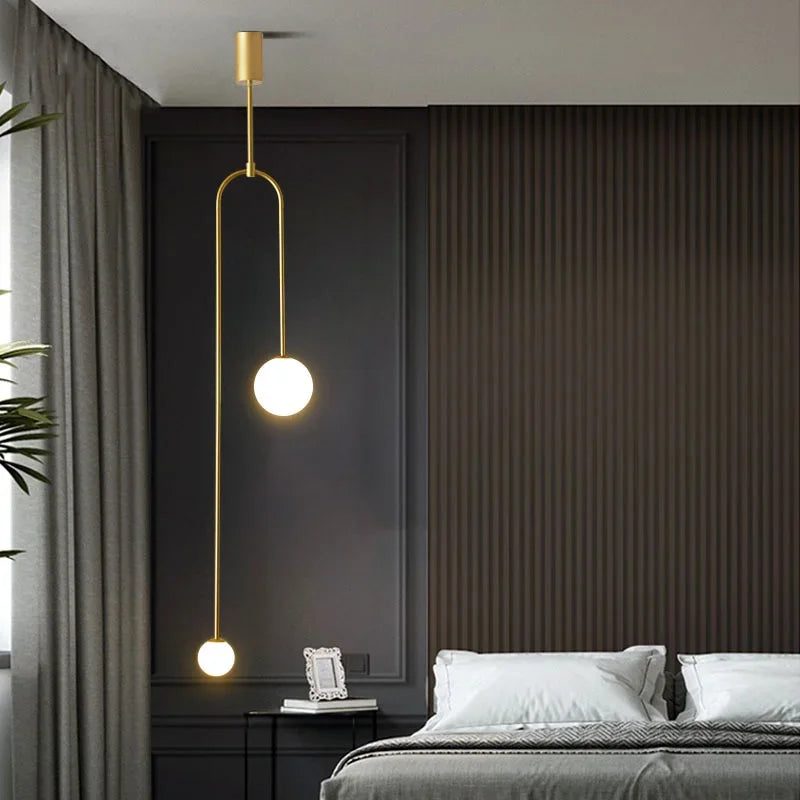 Modern Glass Ball Pendant Light