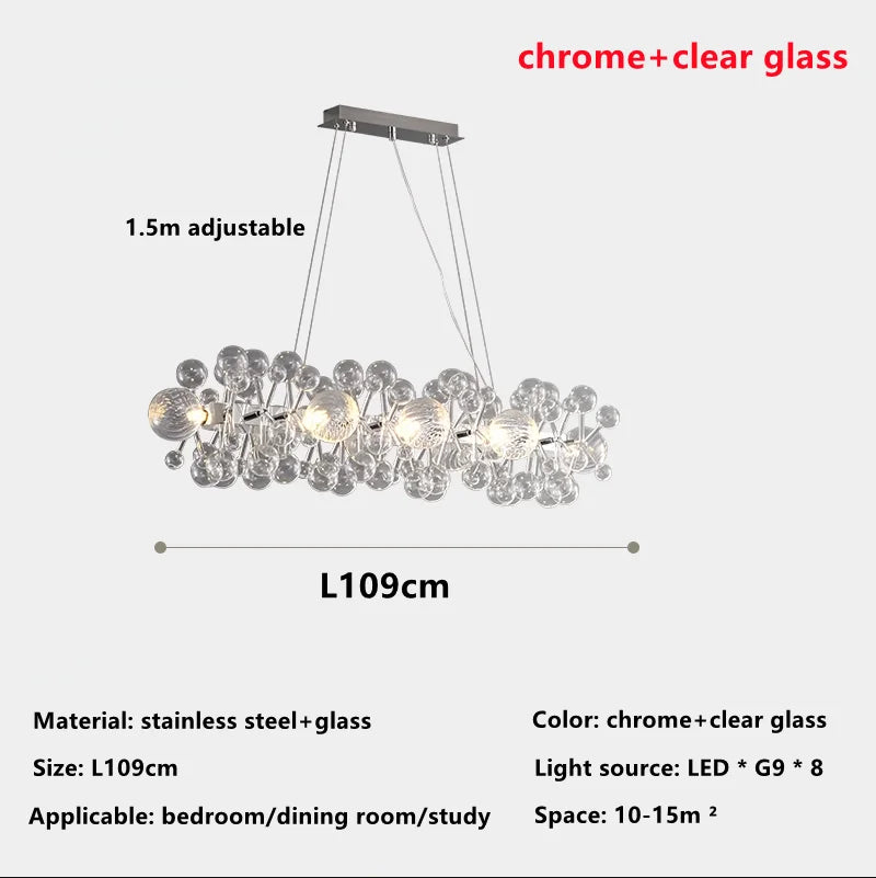 Glass Bubble Chandelier