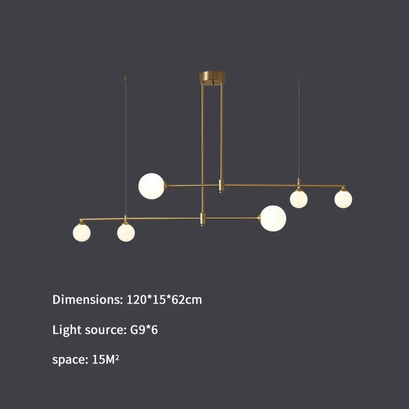 Gold LED Chandelier Pendant Lamp