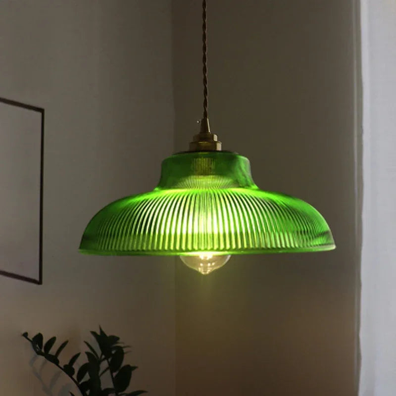 Retro Glass Pendant Celing Light