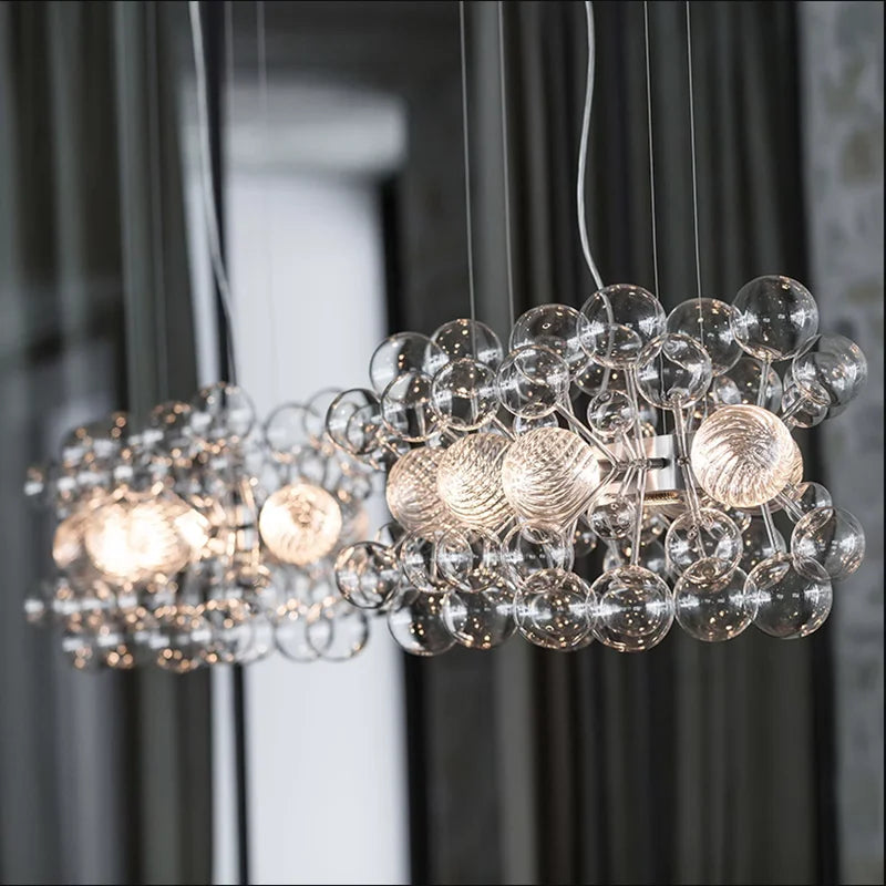 Glass Bubble Chandelier
