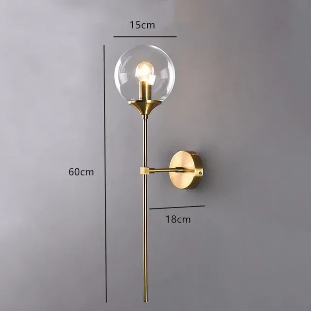 Nordic LED Glass Ceiling Lamp