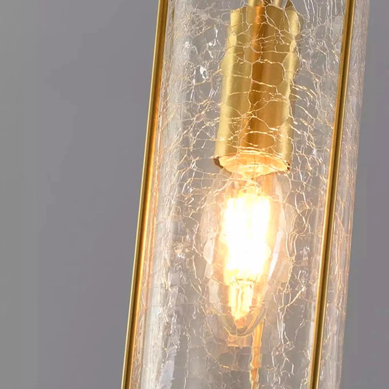 Nordic Cracked Glass LED Chandelier