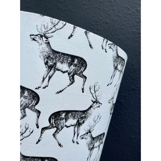 Handmade lampshades Singapore in deer pattern