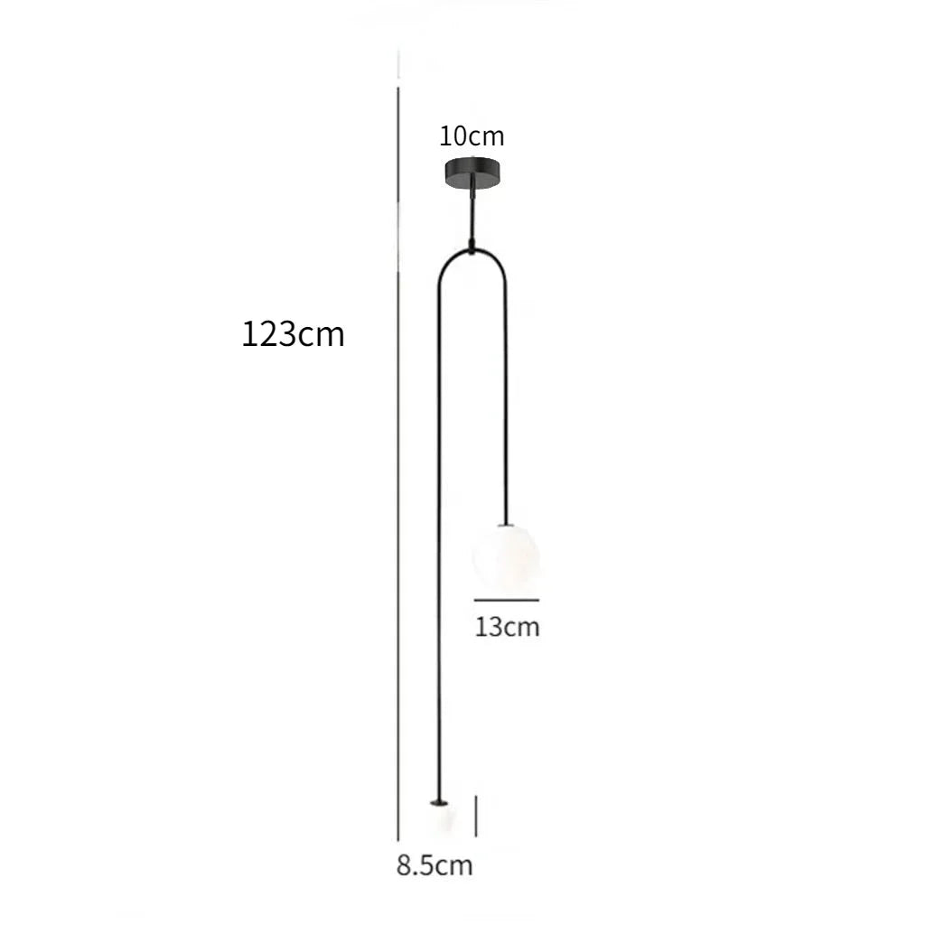 Modern Glass Ball Pendant Light
