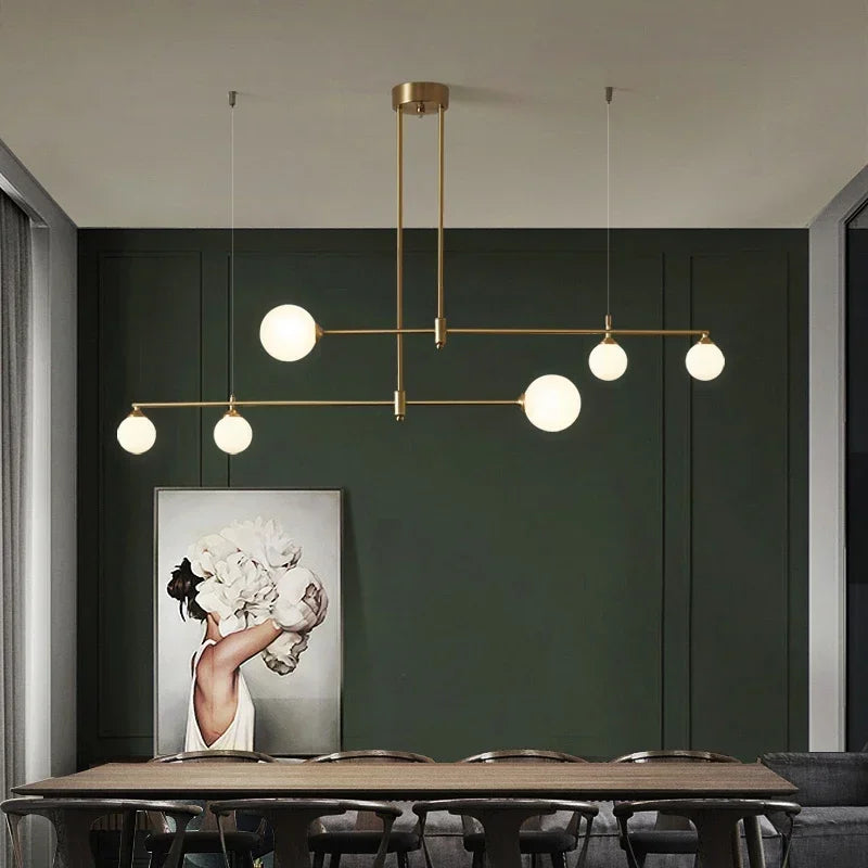 Gold LED Chandelier Pendant Lamp