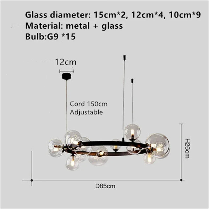 Nordic Bubble Ceiling Chandelier