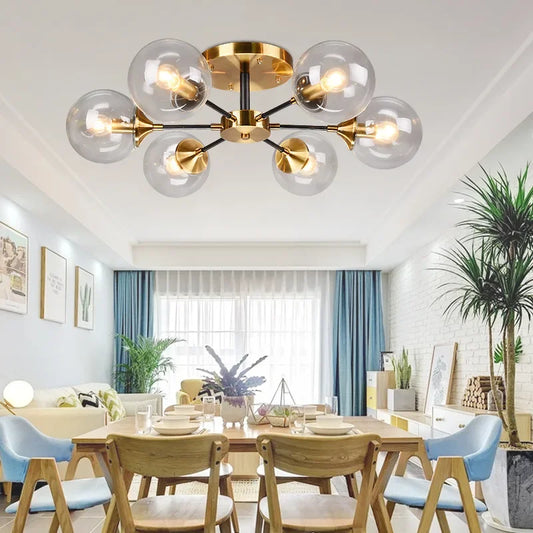 Nordic LED Glass Ceiling Lamp