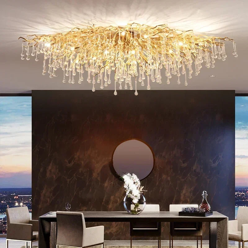 Luxury Crystal LED Ceiling Chandelier