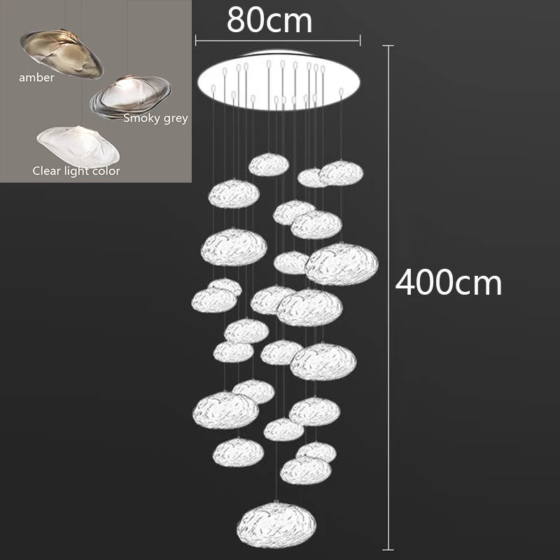 Nordic Staircase Pendant Chandelier