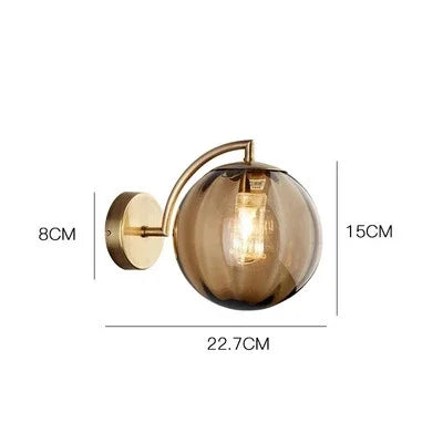 Modern Led Glass Wall Lamp